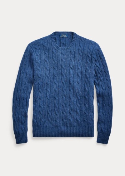 Suéter Polo Ralph Lauren Cable-Knit Cashmere Homem 59813-EZDL